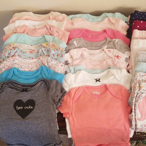 Carter's Other - Carter's 3 months baby girl bundle(40pc)